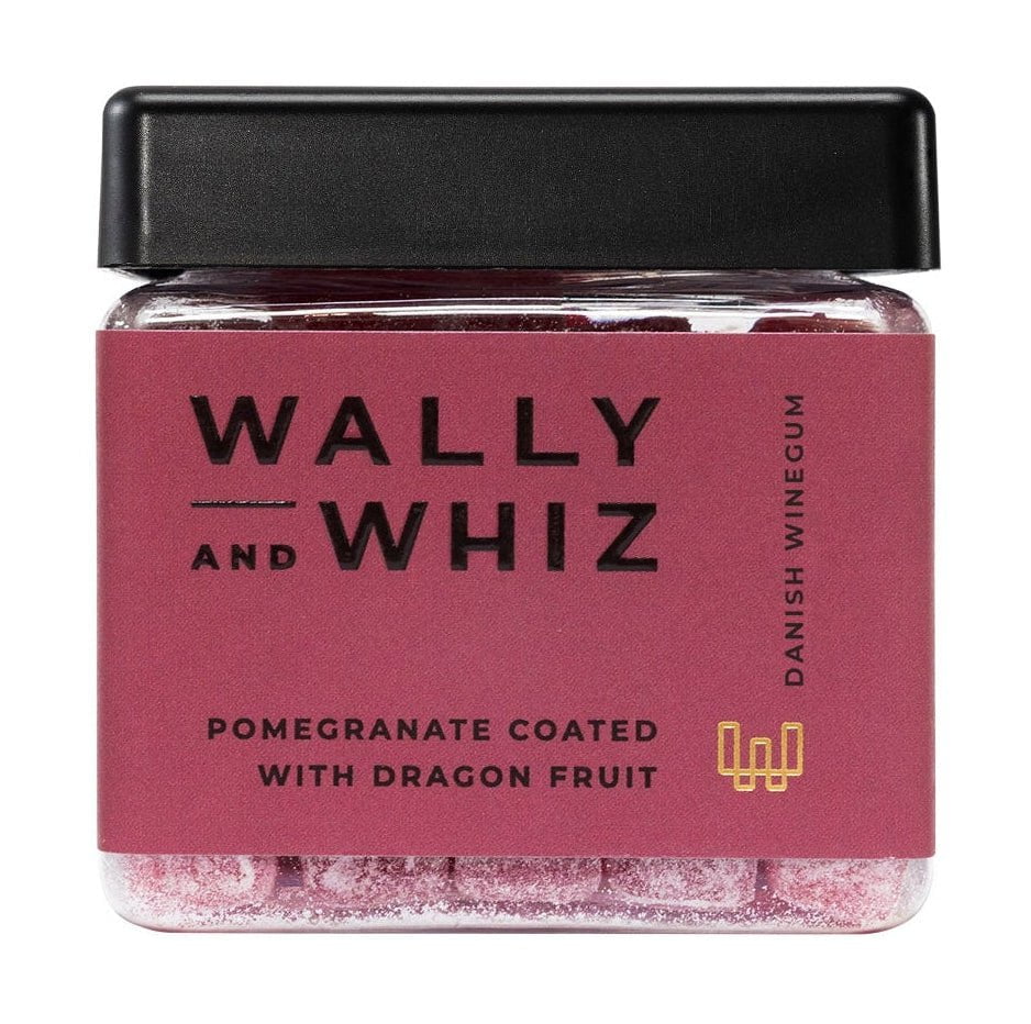 Wally and Whiz Vingummi Cube Granatæble Med Dragefrugt, 140g