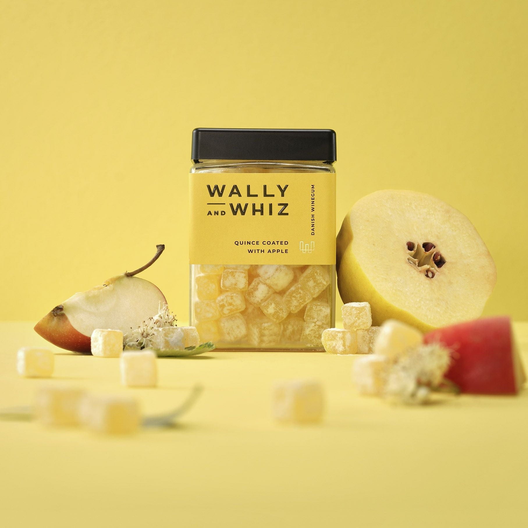 Wally and Whiz Vingummi Cube Kvæde Med Æble, 240g