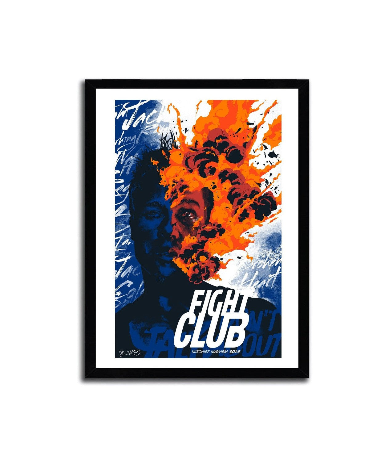 Affiche fight club par JOSHUA BUDICH