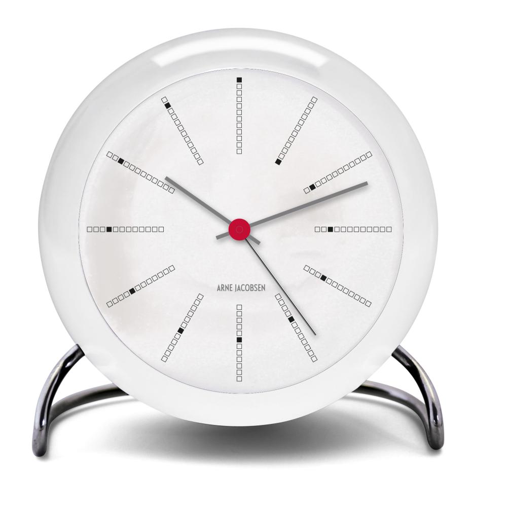 [product_category]-Arne Jacobsen Banker's Table Clock With Alarm-Arne Jacobsen-5709513436751-43675-ARN-2