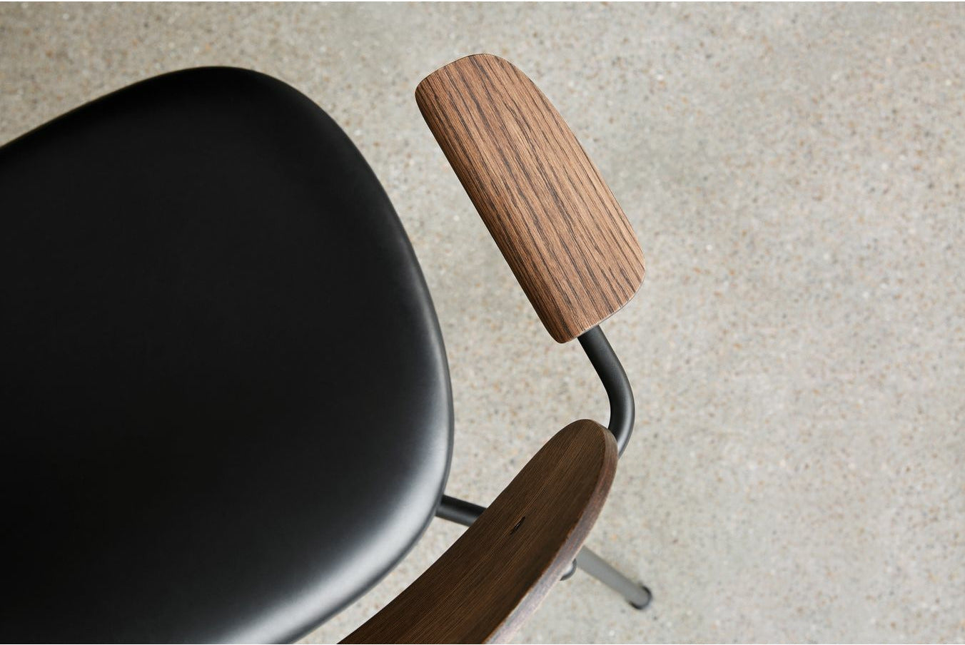 [product_category]-Audo Copenhagen Co Food Chair Dark Stained Oak, Black-Audo Copenhagen-5709262024841-1160849-MEN-56