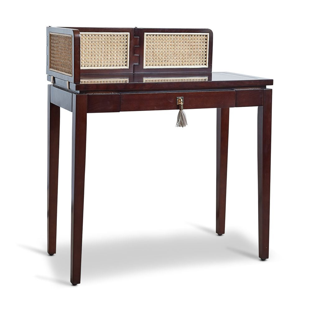 [product_category]-Authentic Models Elegance Desk Lx Wx H 85x40x96, Rattan-Authentic Models-781934586456-MF402R-AUT-2