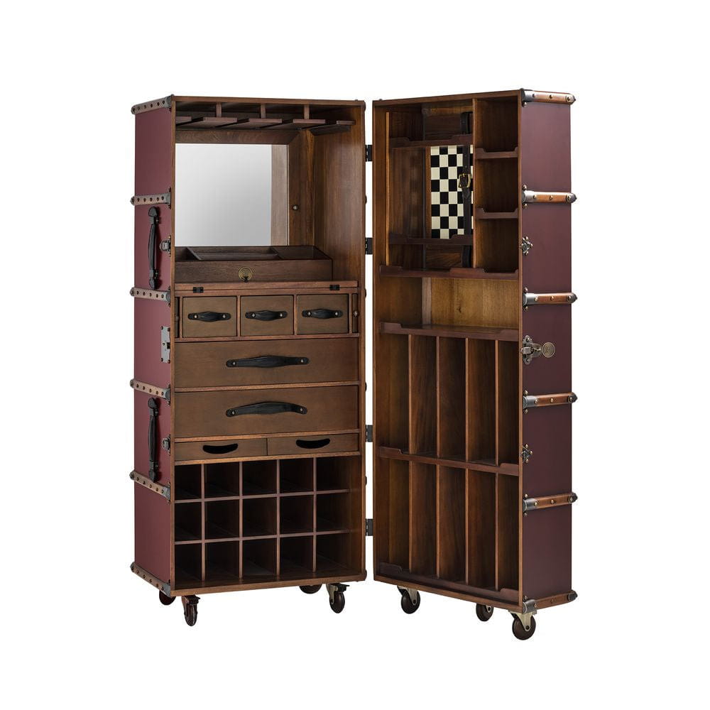 [product_category]-Authentic Models Stateroom Cabinet Case, Burgundy-Authentic Models-781934584995-MF078Y-AUT-7