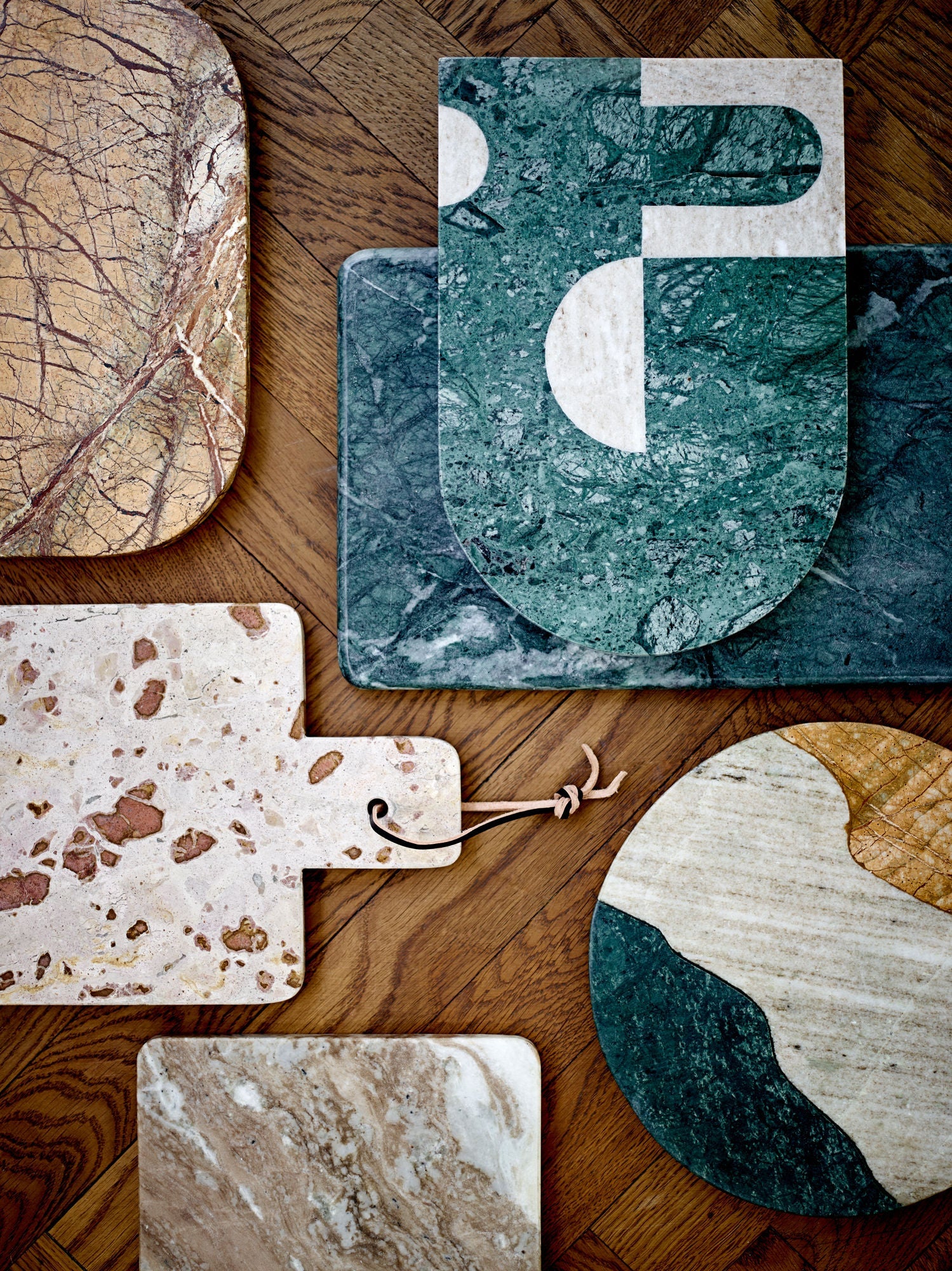 Bloomingville Adelaide Cutting Board, Nature, Marble