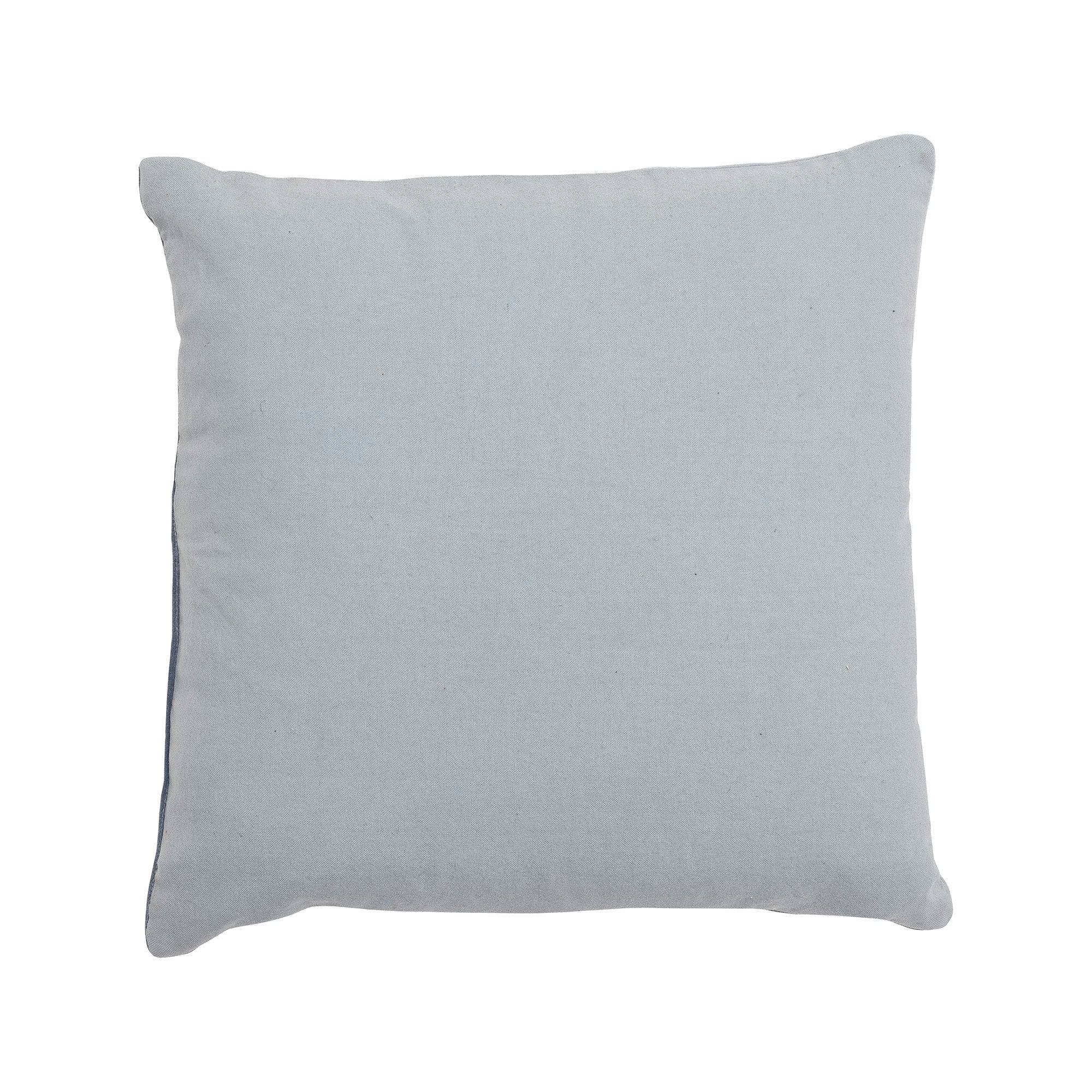 Bloomingville Aban Cushion, Blue, Cotton