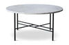 Bent Hansen Metro Coffee Table ø 80 Cm, White Carrara Marble