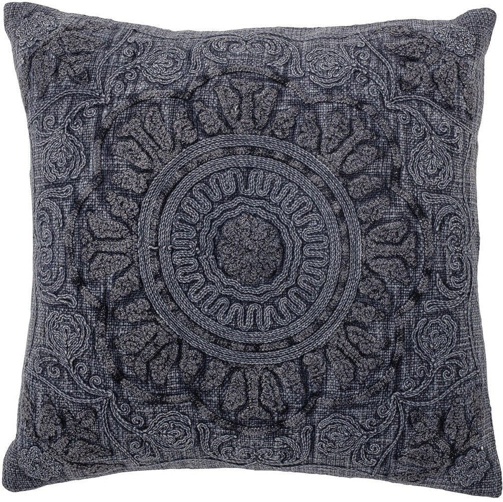 [product_category]-Bloomingville Adin Cushion, Blue, Cotton-Bloomingville-5711173267118-82050965-BLO-1