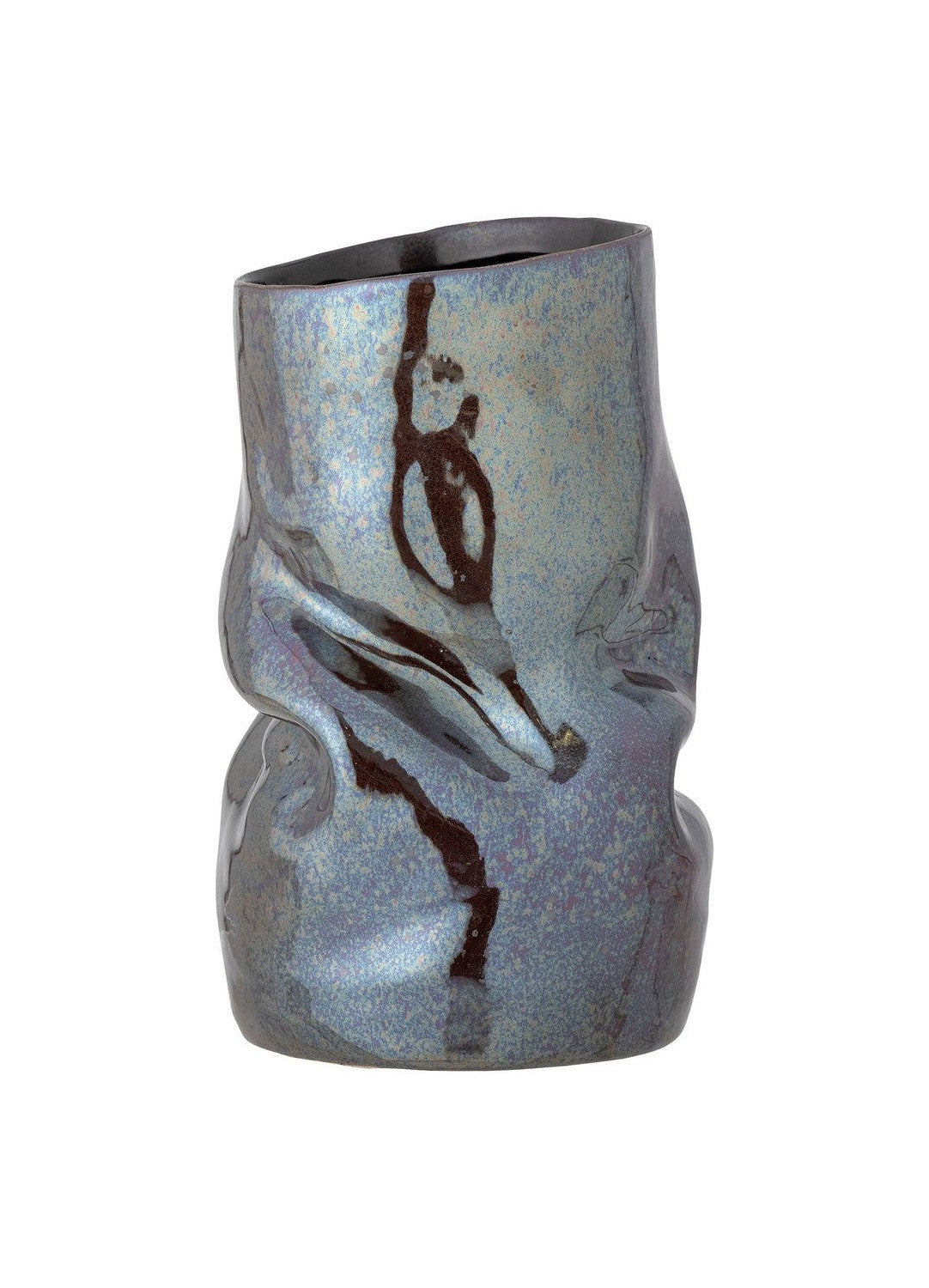 Bloomingville Apio Vase, Black, Stoneware
