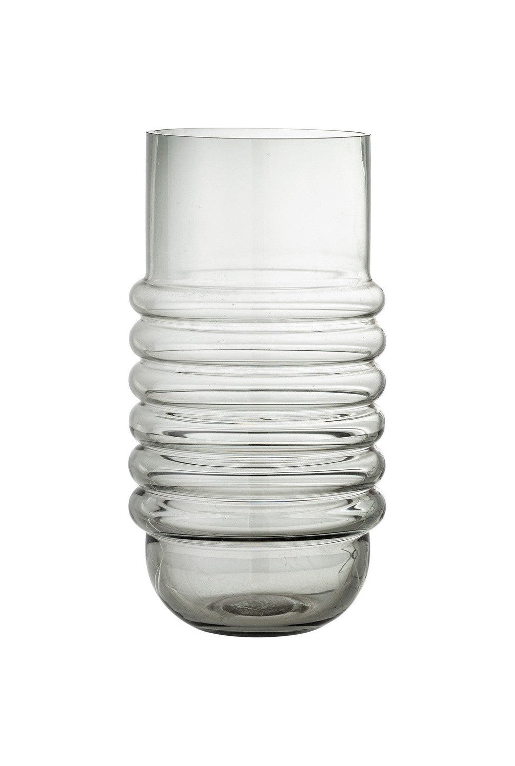Bloomingville Belma Vase, Grey, Glass
