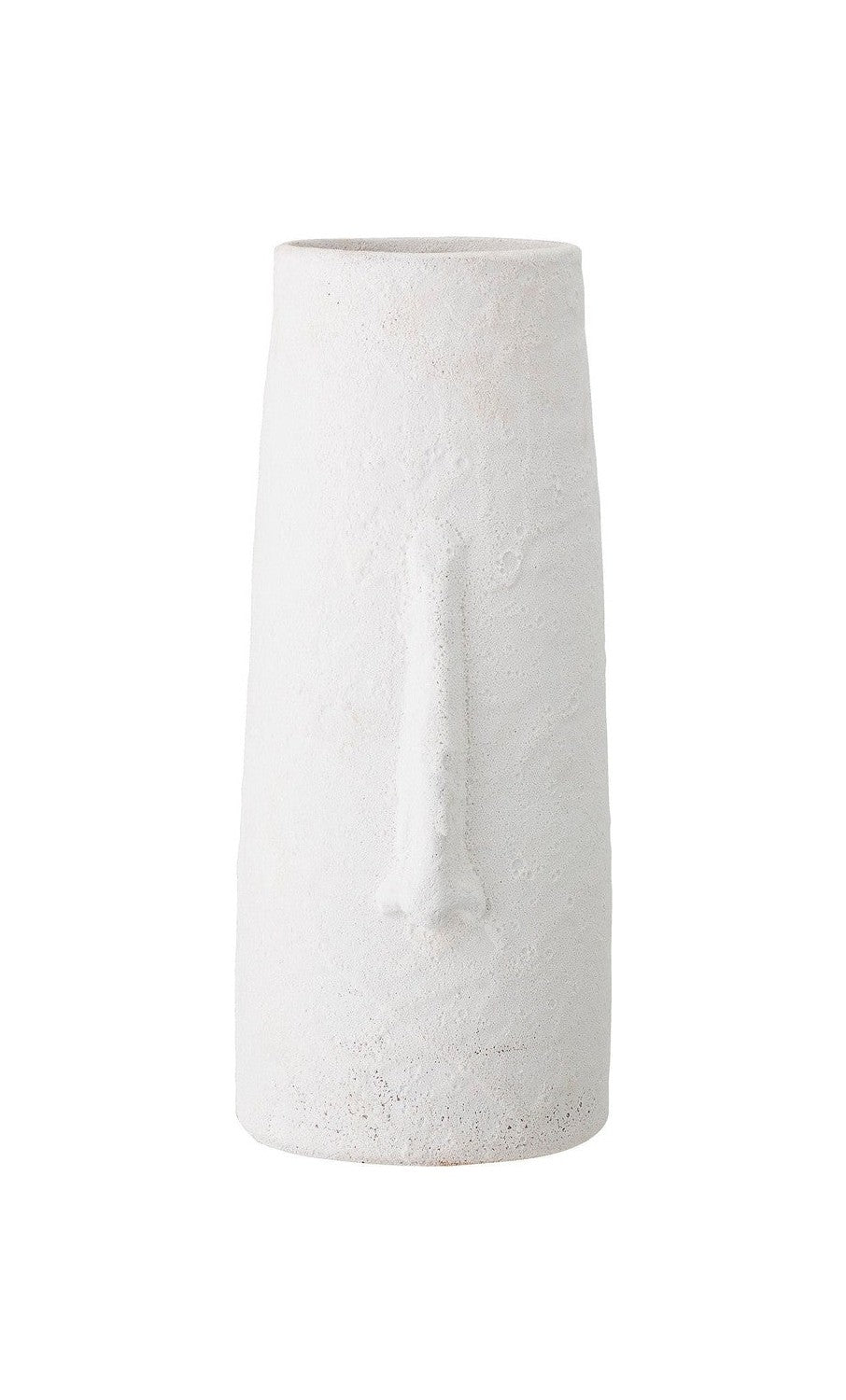 Bloomingville Berican Deco Vase, White, Terracotta