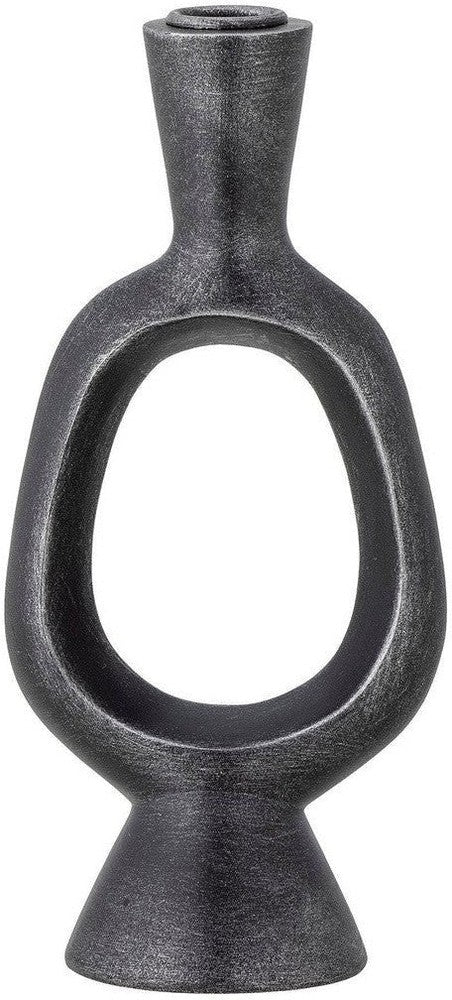 [product_category]-Bloomingville Bijan Candle Holder, Black, Polyresin-Bloomingville-5711173300853-82057604-BLO-1