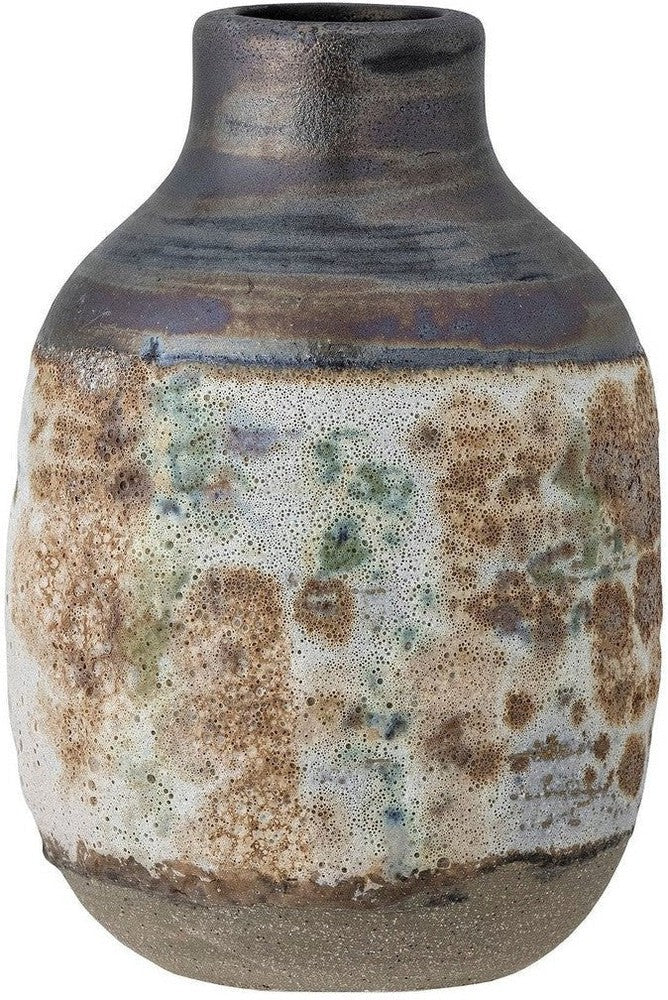 [product_category]-Bloomingville Crina Vase, Brown, Stoneware-Bloomingville-5711173303205-82057653-BLO-1