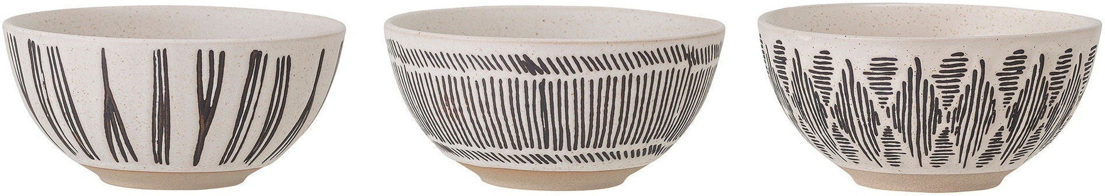 [product_category]-Bloomingville Eliana Bowl, Black, Stoneware-Bloomingville-5711173271863-82052431-BLO-1