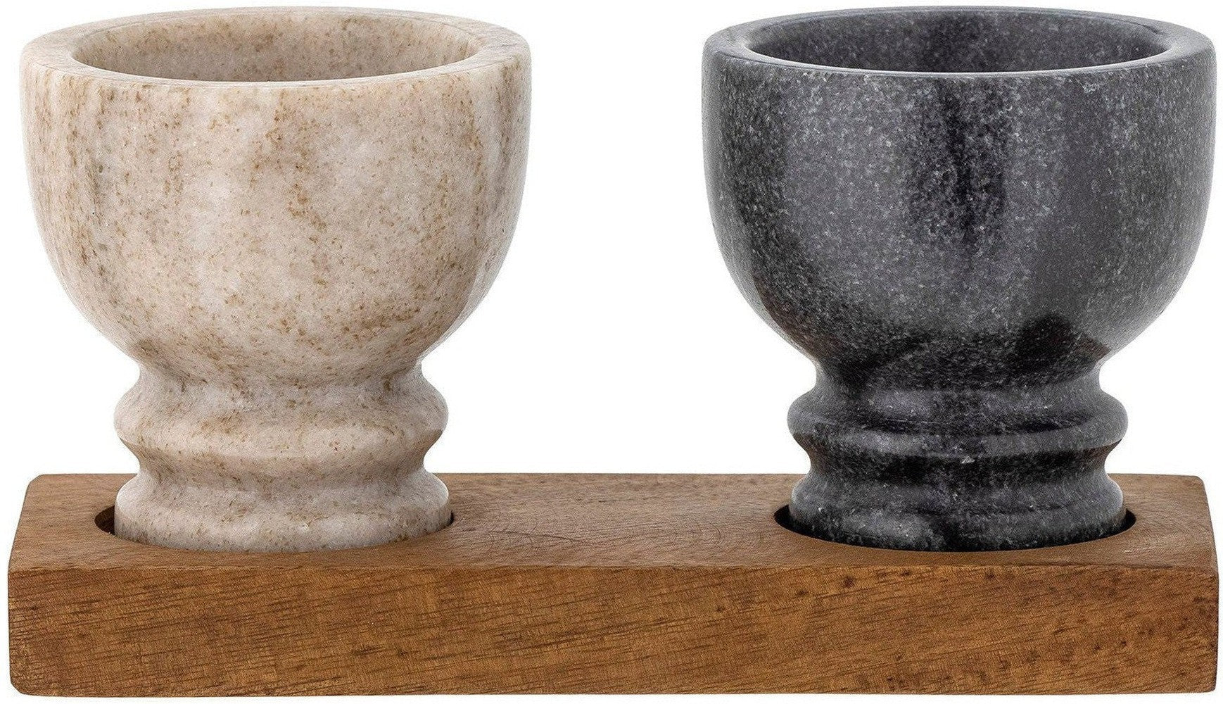 [product_category]-Bloomingville Inesa Salt & Pepper Jar, Nature, Marble-Bloomingville-5711173314386-82066233-BLO-1