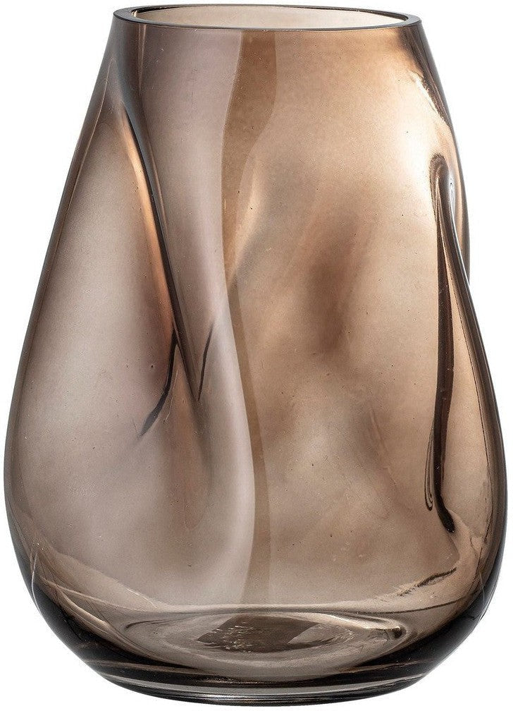 [product_category]-Bloomingville Ingolf Vase, Brown, Glass-Bloomingville-5711173251896-82048946-BLO-1