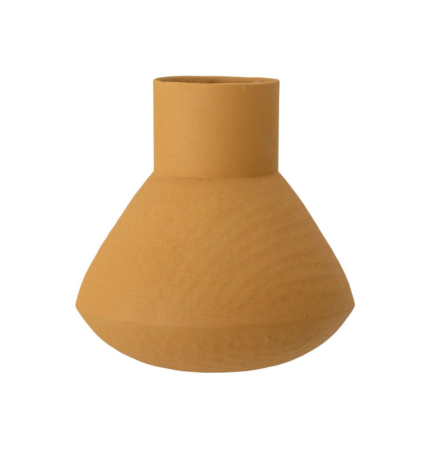 Bloomingville Isira Vase, Yellow, Metal
