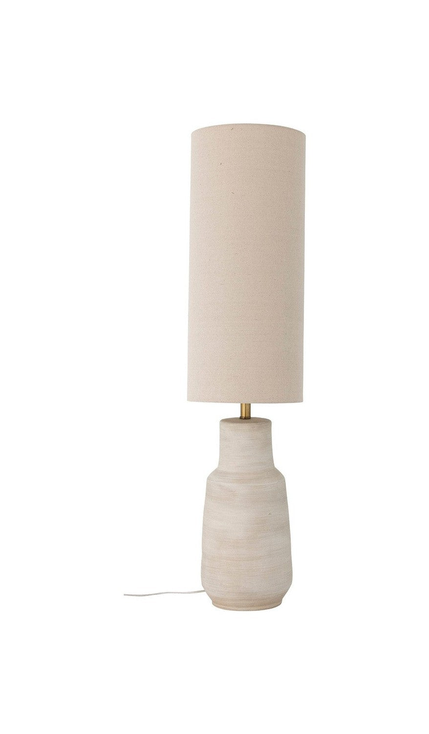 Bloomingville Linetta Floor Lamp, White, Stoneware