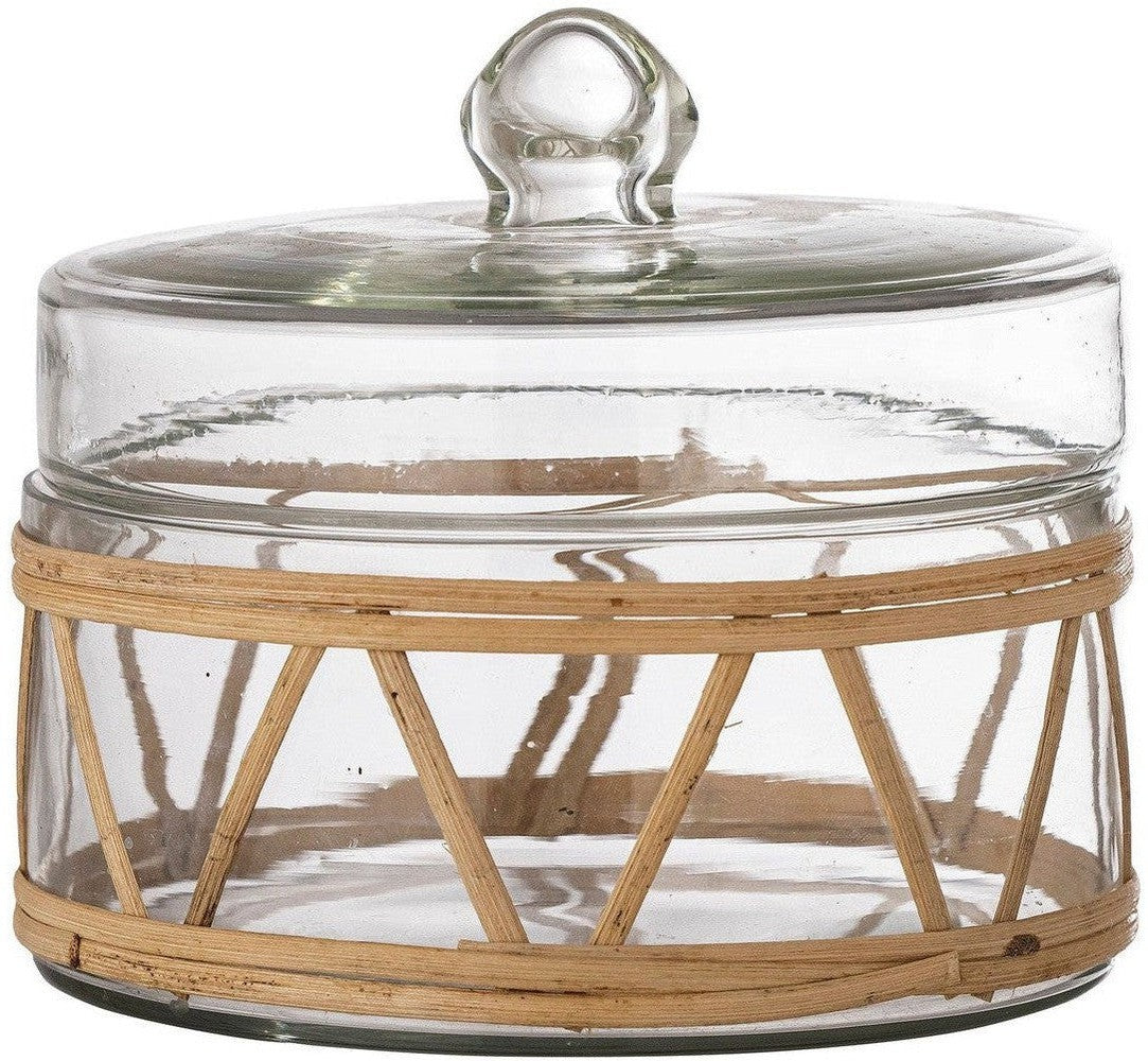 [product_category]-Bloomingville Loreen Jar w/Lid, Clear, Glass-Bloomingville-5711173282951-82055173-BLO-1