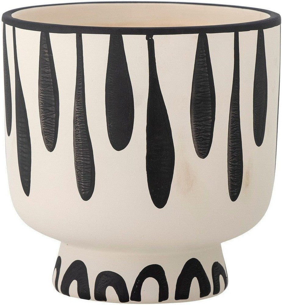 [product_category]-Bloomingville Malena Flowerpot, Black, Terracotta-Bloomingville-5711173325542-82060715-BLO-1