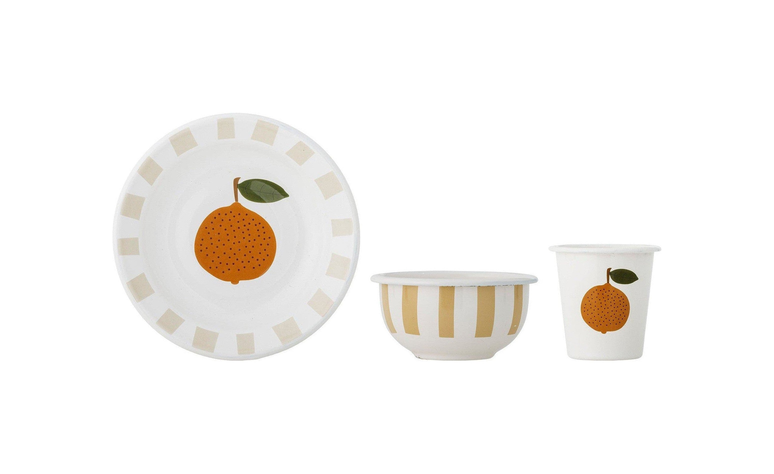 [product_category]-Bloomingville MINI Agnes Tableware Set, Orange, Iron-Bloomingville MINI-5711173330515-82062000-BLO-1