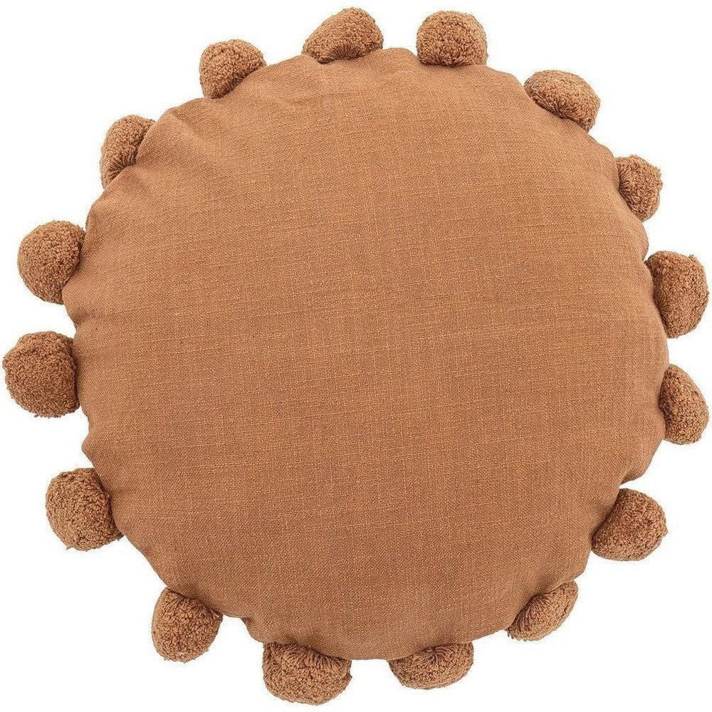 [product_category]-Bloomingville MINI Isobell Cushion, Brown, Cotton-Bloomingville MINI-5711173317127-82058176-BLO-1