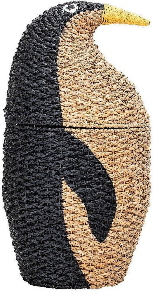 [product_category]-Bloomingville MINI Tazia Basket w/Lid, Black, Bankuan Grass-Bloomingville MINI-5711173213764-82043346-BLO-1