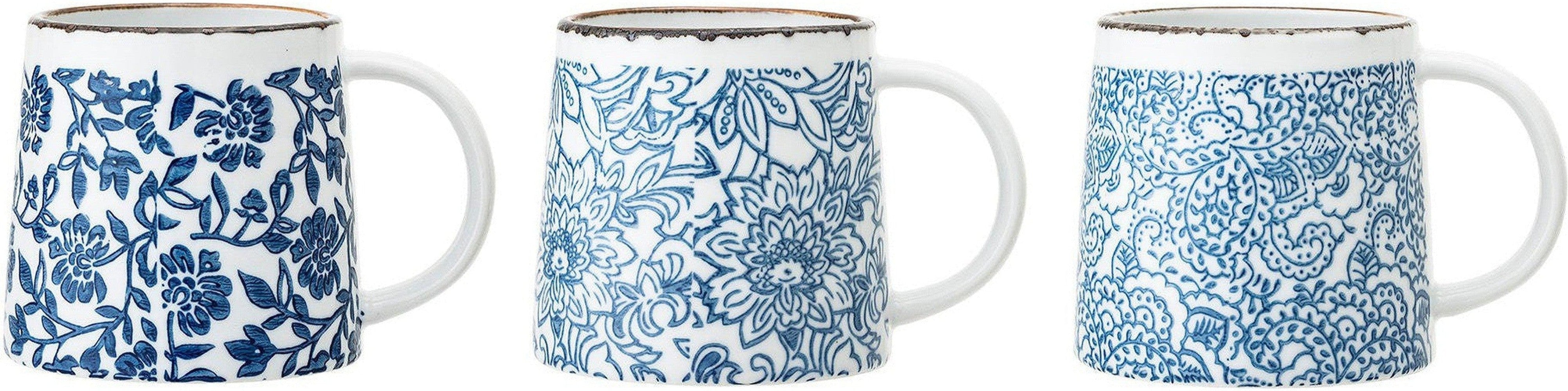 [product_category]-Bloomingville Molly Mug, Blue, Stoneware-Bloomingville-5711173227372-82045642-BLO-1