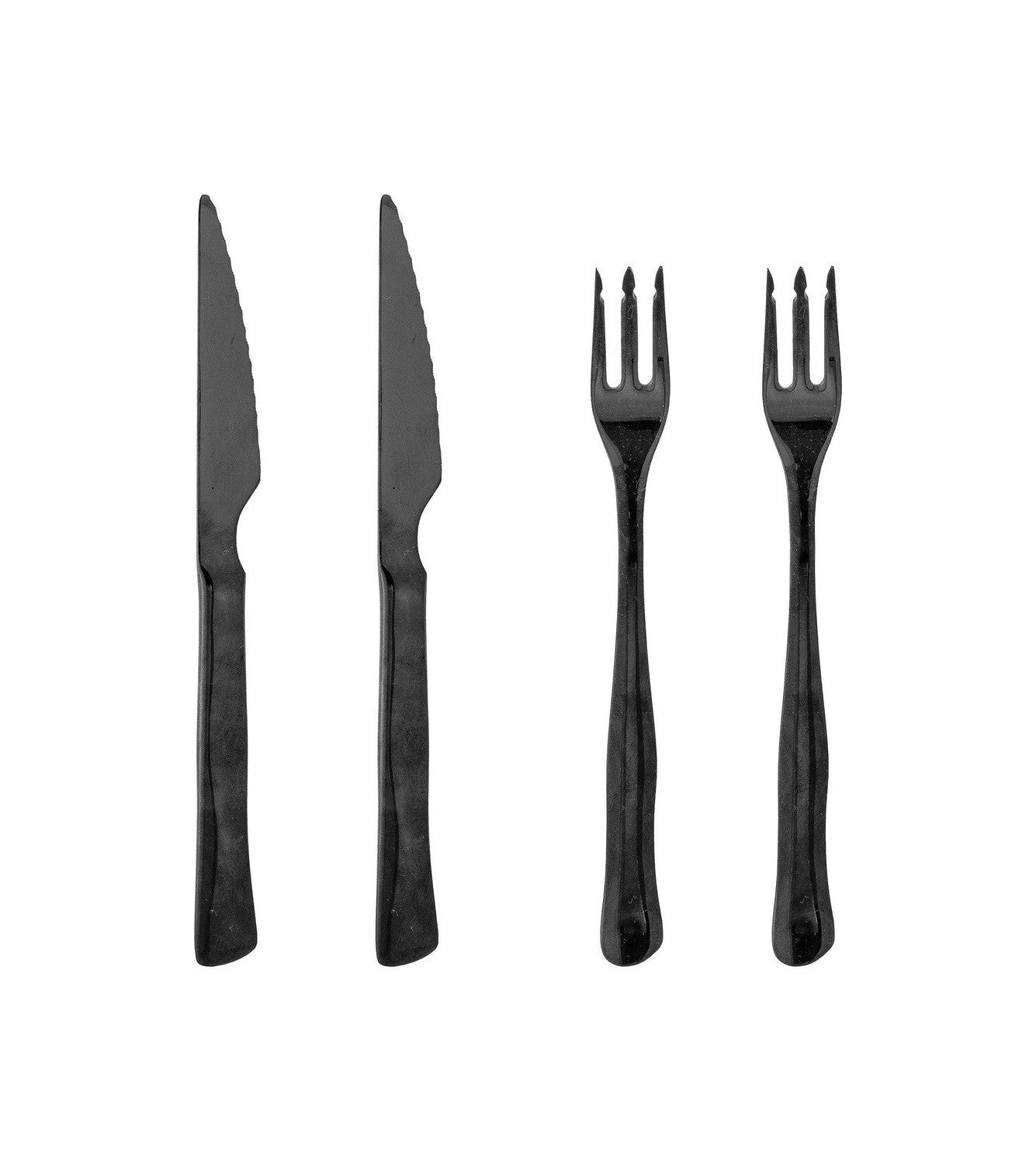 Bloomingville Ollin Steak Cutlery, Black, Stainless Steel