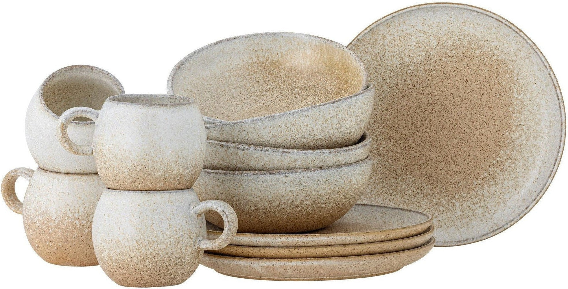 [product_category]-Bloomingville Paula Breakfast Set, Nature, Stoneware-Bloomingville-5711173322312-82060941-BLO-1