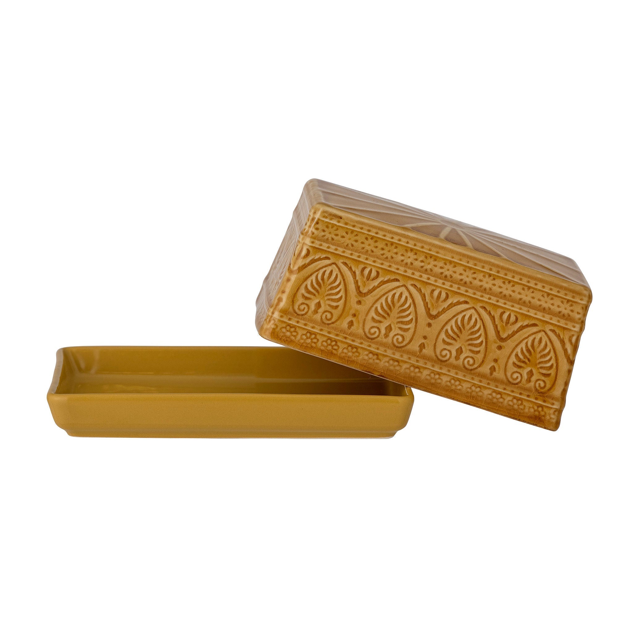 [product_category]-Bloomingville Rani Butter Box, Yellow, Stoneware-Bloomingville-5711173280728-82053008-BLO-3