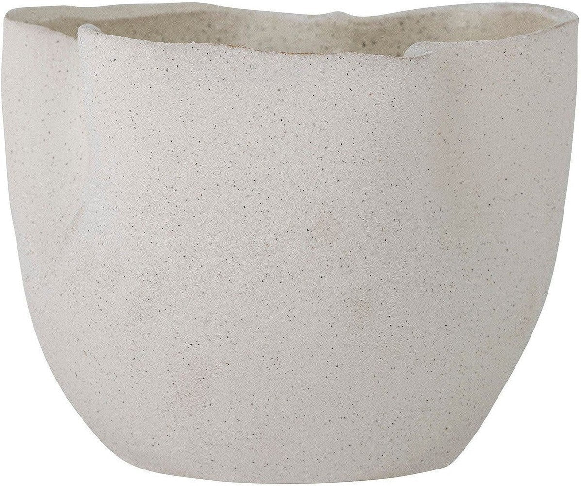 [product_category]-Bloomingville Sanam Flowerpot, White, Stoneware-Bloomingville-5711173316250-82060427-BLO-1