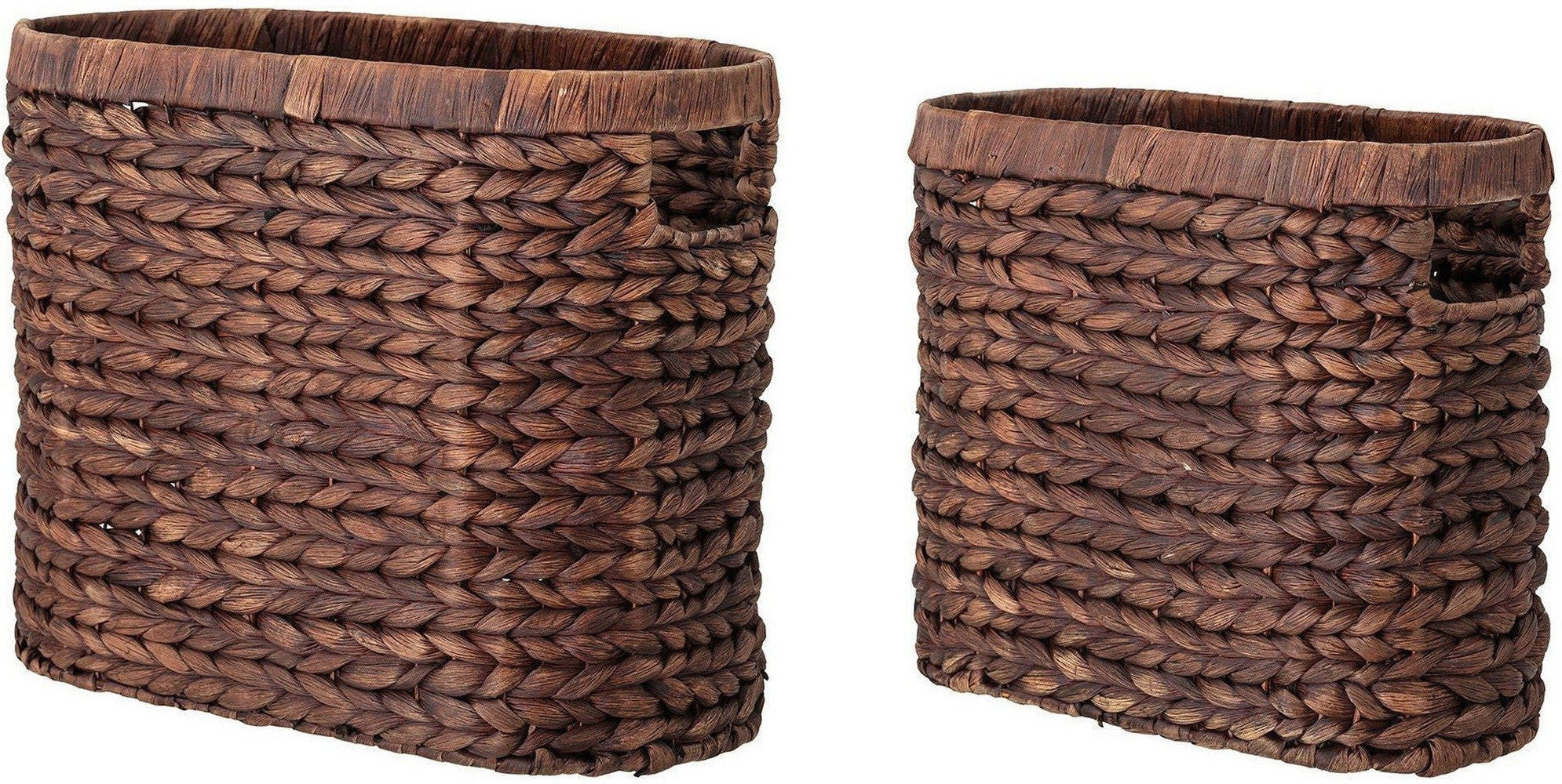 [product_category]-Bloomingville Saria Basket, Brown, Water Hyacinth-Bloomingville-5711173264339-82050253-BLO-1