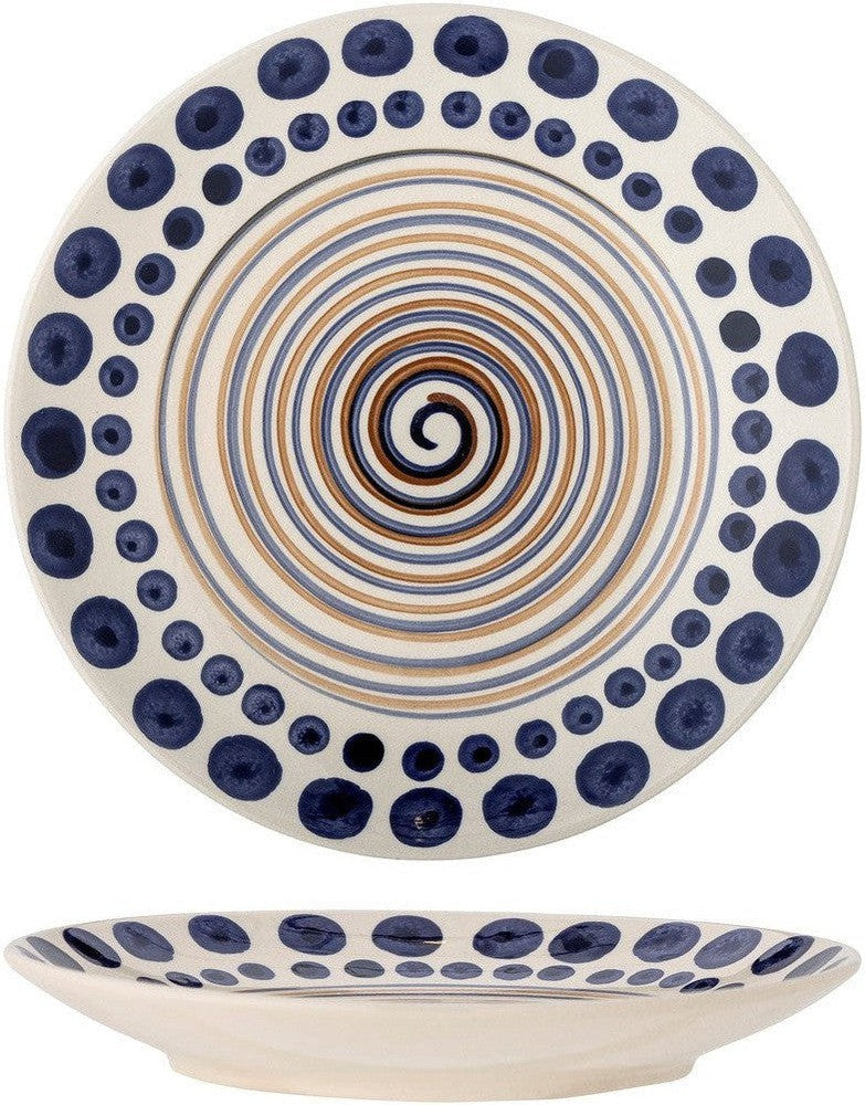 [product_category]-Bloomingville Shama Plate, Orange, Stoneware-Bloomingville-5711173316342-82060436-BLO-1