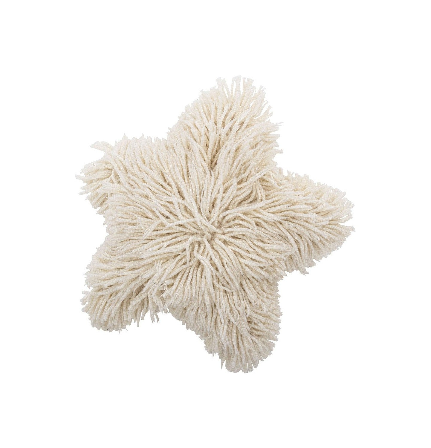 Bloomingville Star Cushion, Nature, Wool