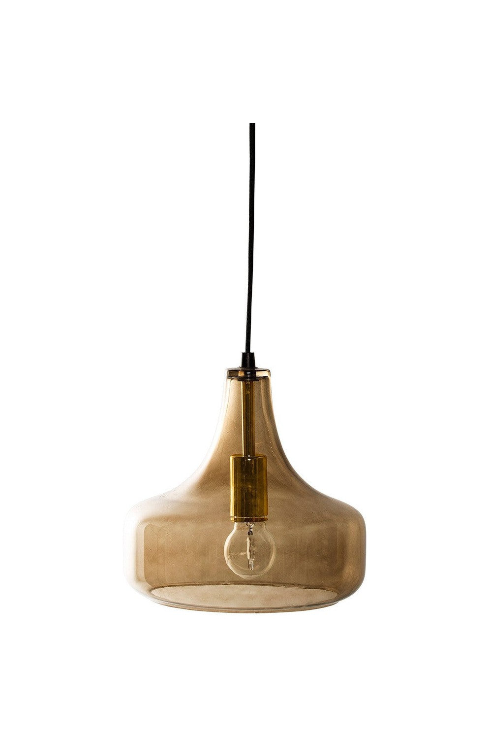 Bloomingville Yuser Pendant Lamp, Brown, Glass