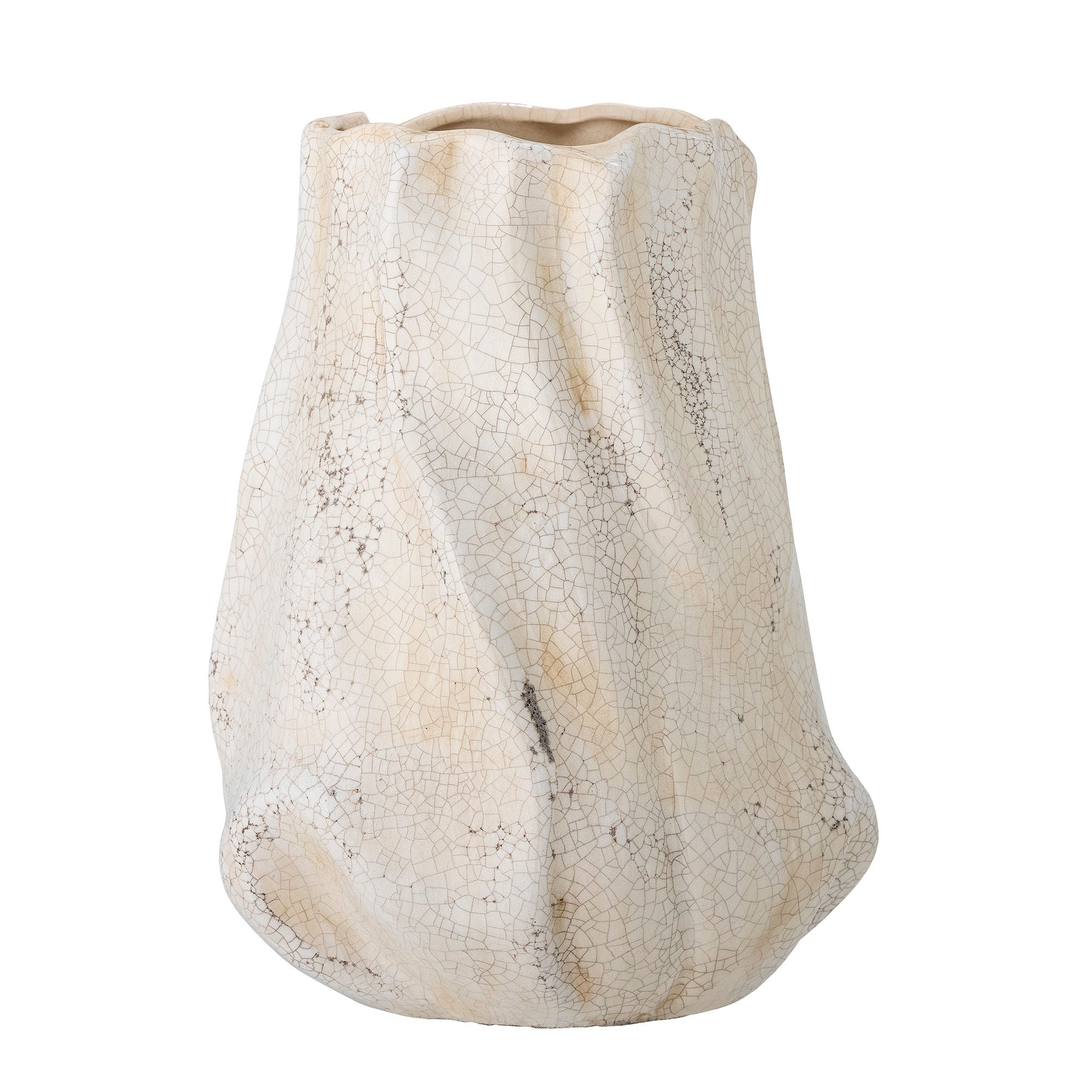 Creative Collection Kajsa Deco Vase, Nature, Stoneware