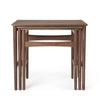 Carl Hansen Ch004 Nesting Side Tables, Walnut Oiled