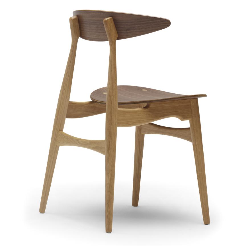 [product_category]-Carl Hansen Ch33 T Chair, Oiled Walnut/Oak-Carl Hansen-ch33t-walnuss-oiledoak-CAR-2