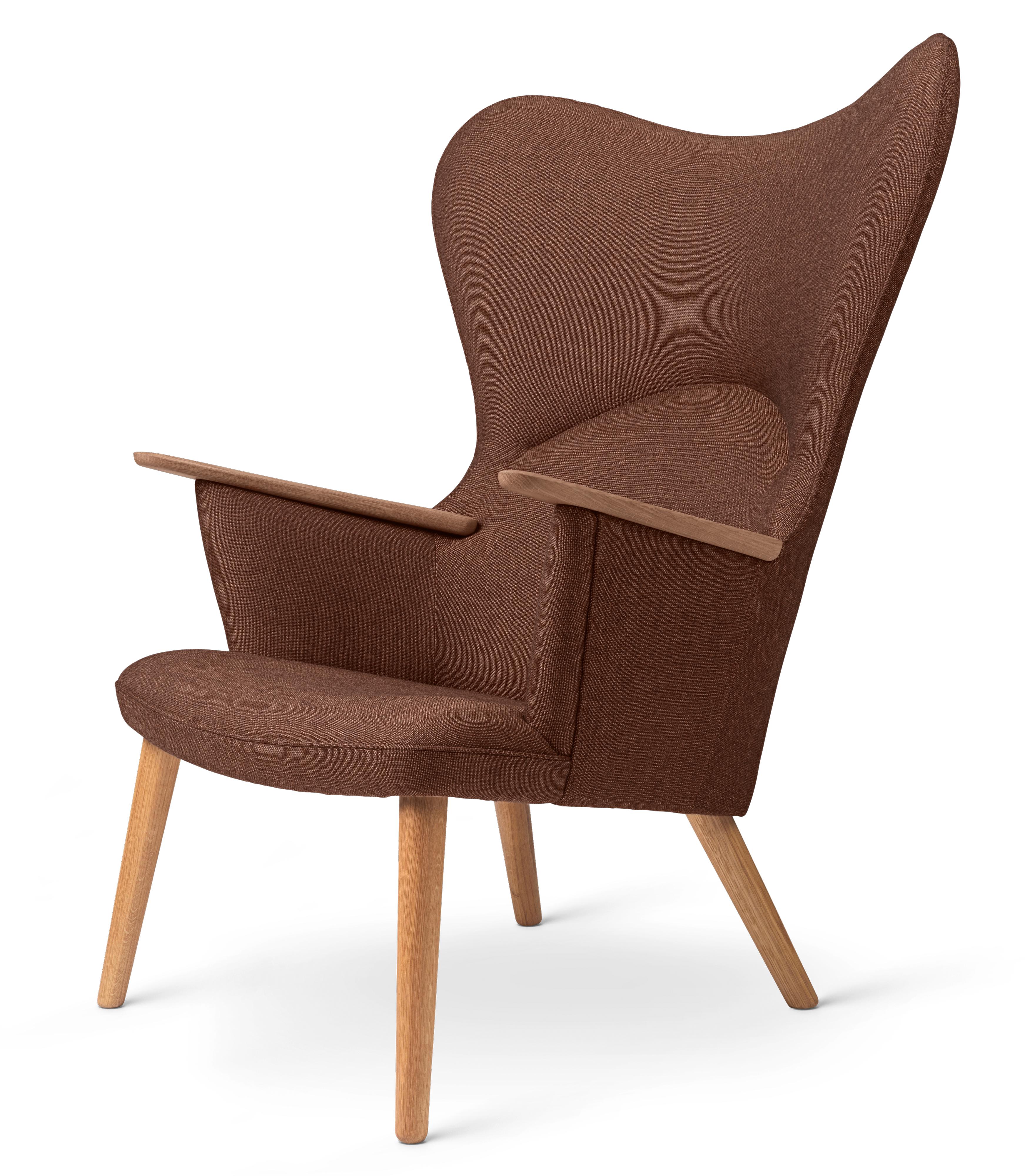 [product_category]-Carl Hansen Ch78 Mama Bear Lounge Chair, Oak Oiled/Passion 7101-Carl Hansen-5715397107014-CH-78-020-102-HR-FSC-70-Passion-7101-CAR-2