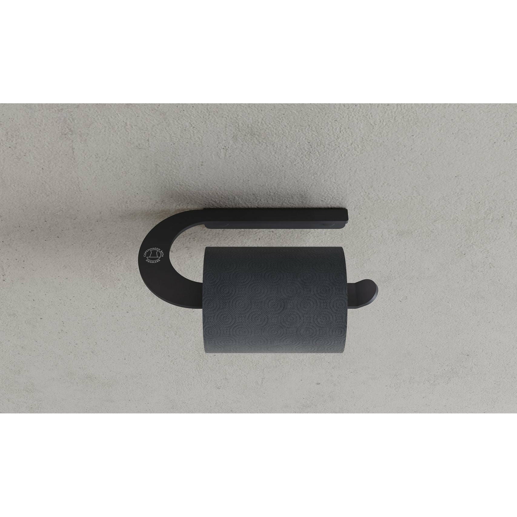 [product_category]-Copenhagen Bath Cb 100 Toilet Roll Holder, Mat Black-Copenhagen Bath-5700400401012-40040101-COP-3