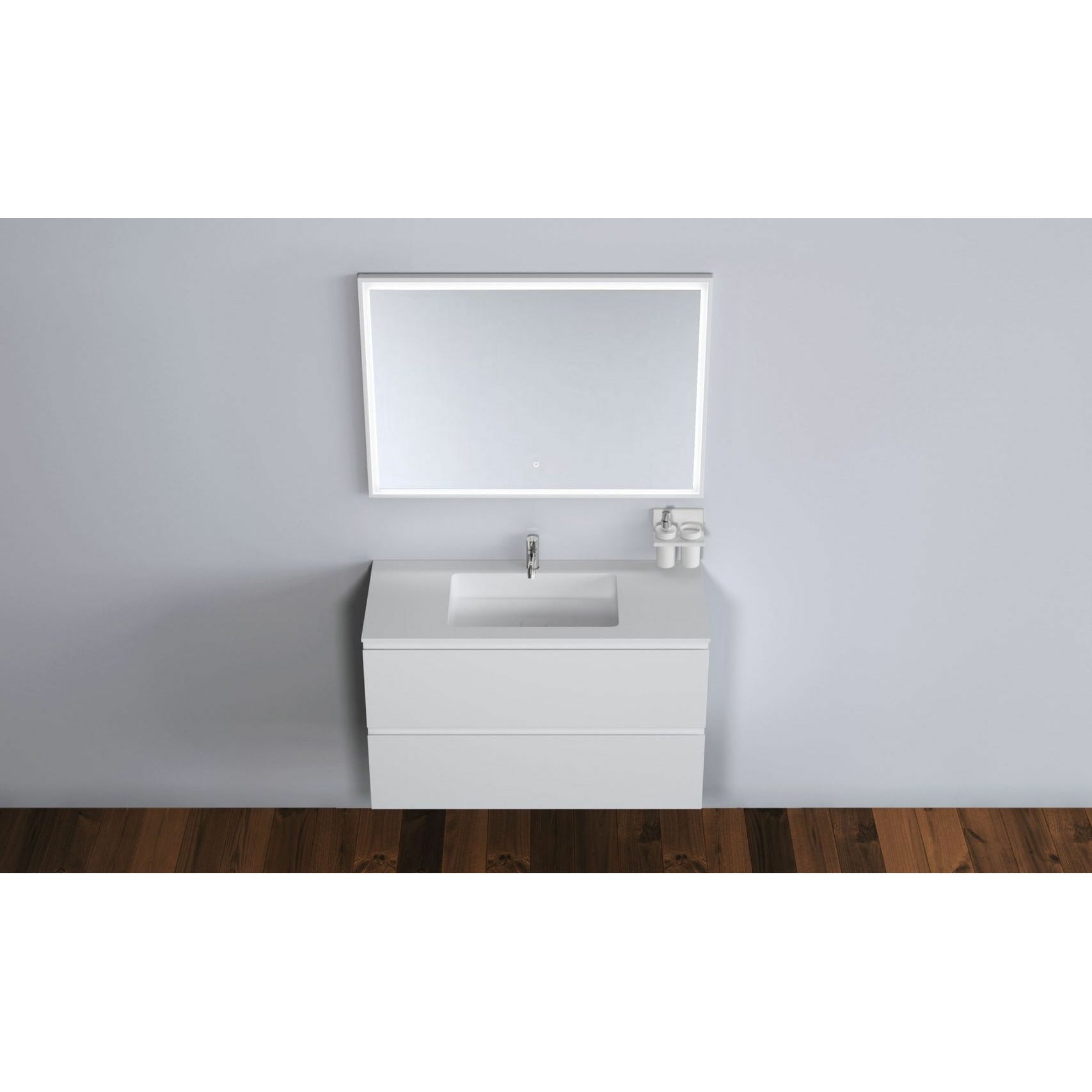 [product_category]-Copenhagen Bath Romsø Center Wash Basin, L100 Cm-Copenhagen Bath-5700300400412-30040041-COP-5