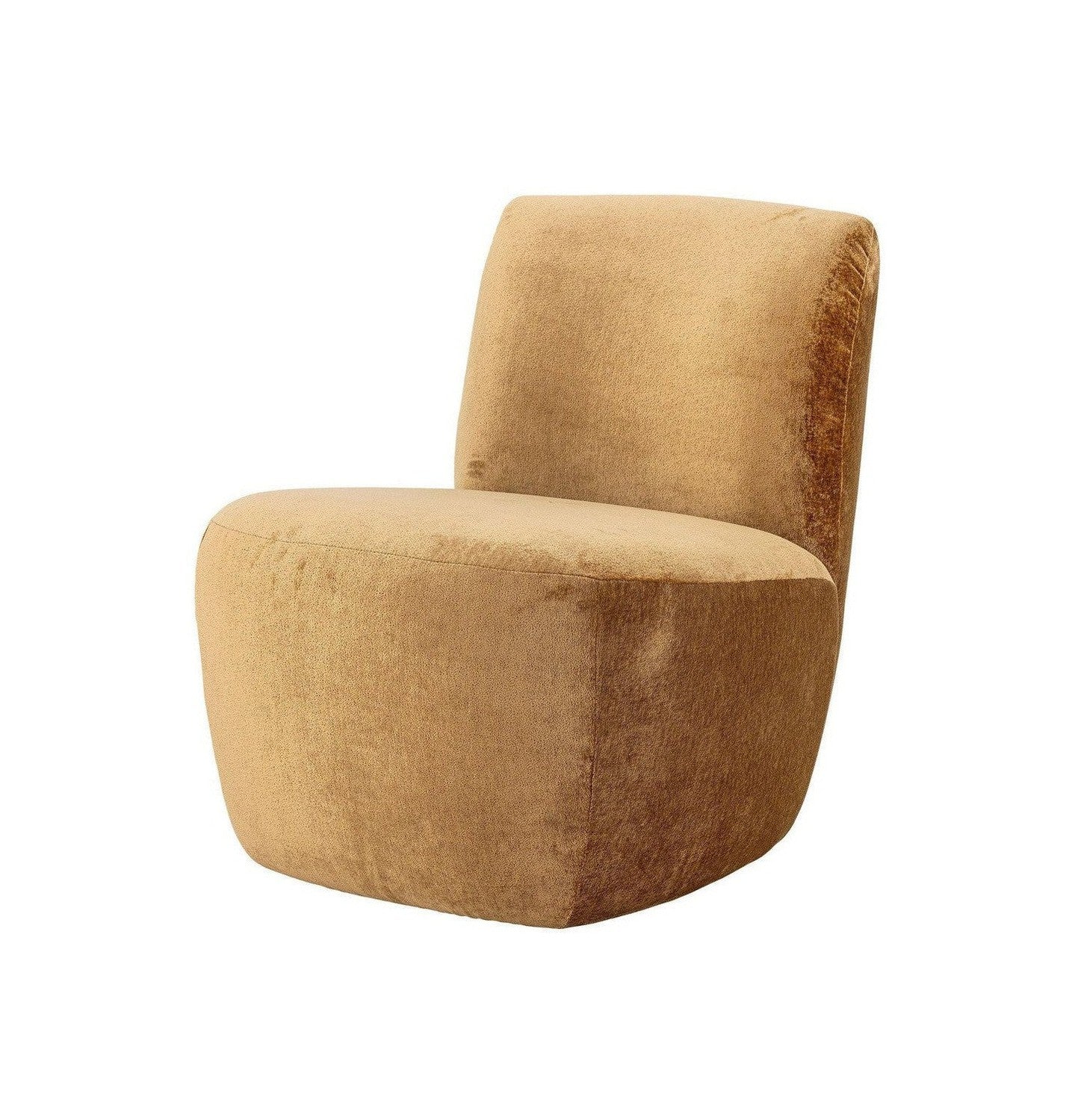 [product_category]-Creative Collection Almonde Lounge Chair, Brown, Polyester-Creative Collection-5711173334551-82064493-BLO-1