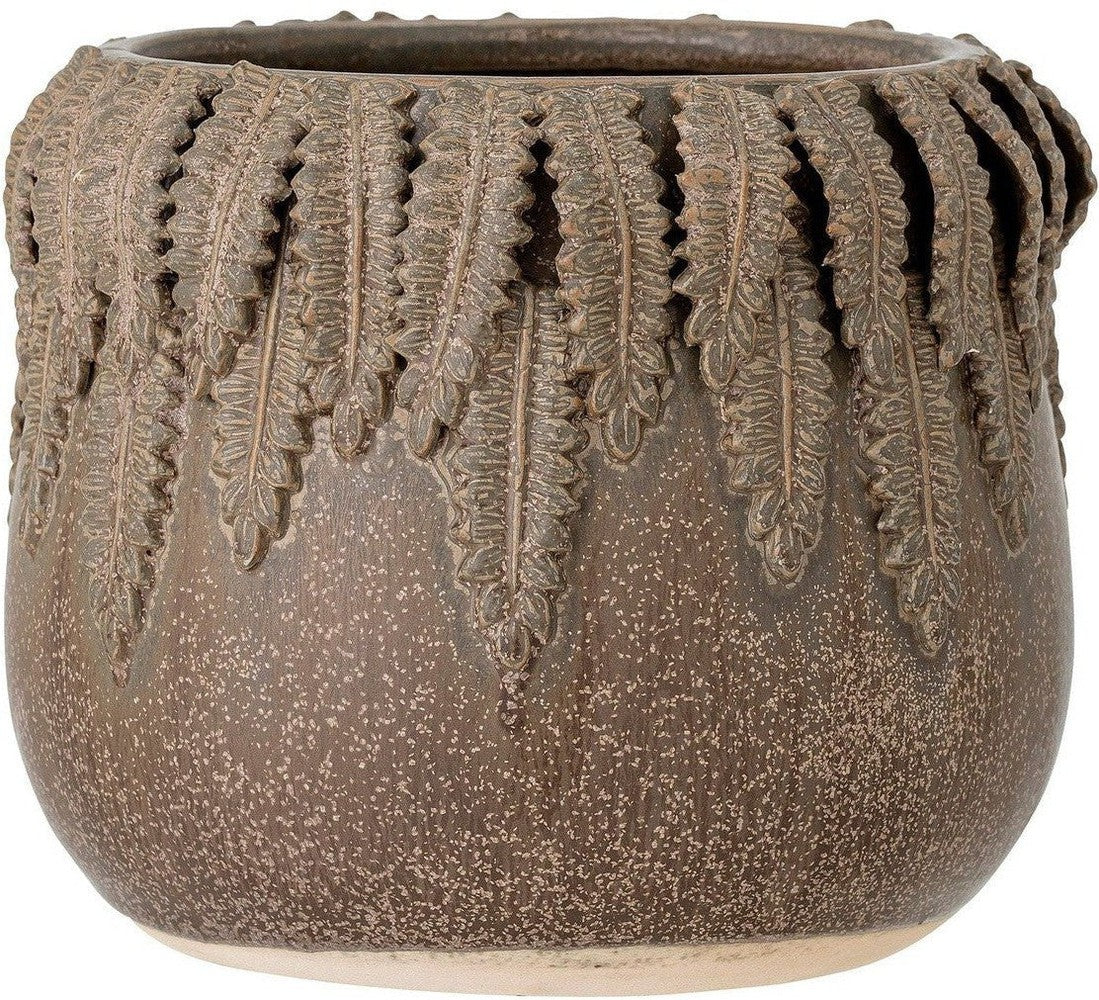 [product_category]-Creative Collection Eloi Flowerpot, Brown, Stoneware-Creative Collection-5711173269136-82052439-BLO-1