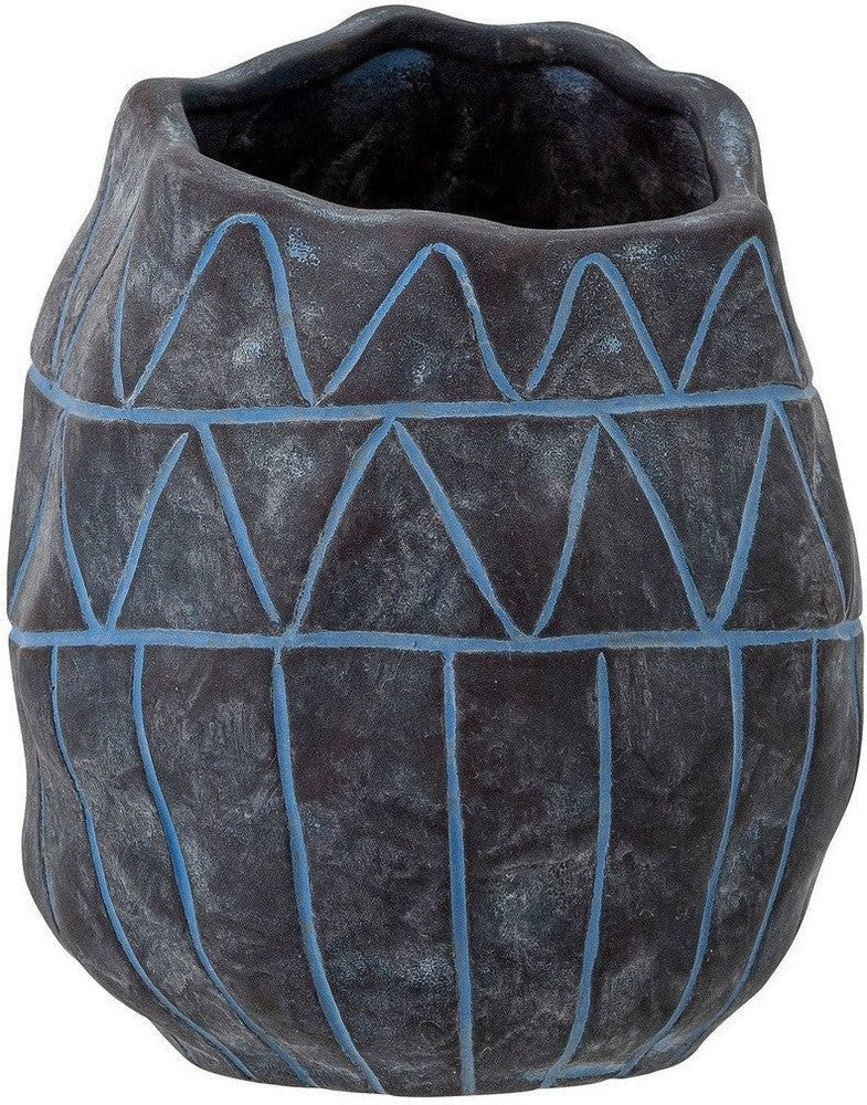 [product_category]-Creative Collection Ivo Deco Vase, Blue, Ceramic-Creative Collection-5711173274611-82051765-BLO-1