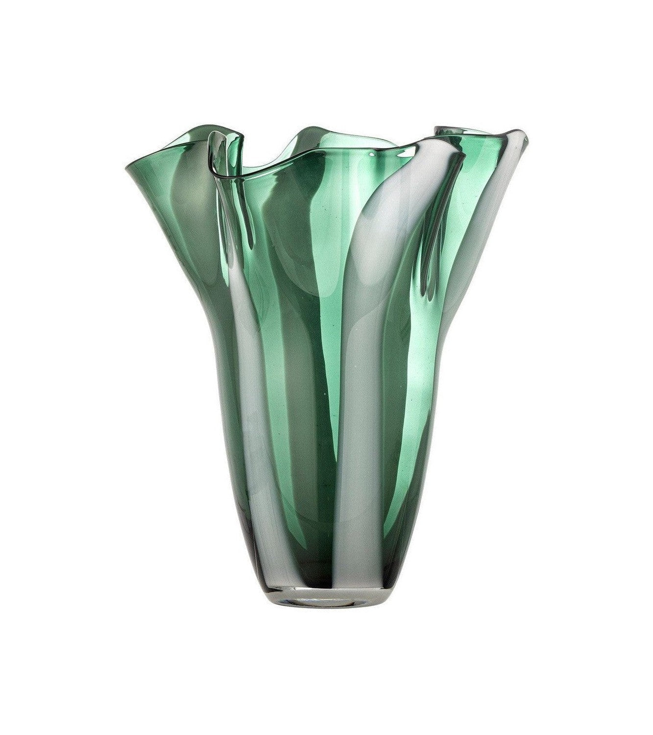 [product_category]-Creative Collection Lettice Vase, Green, Glass-Creative Collection-5711173330638-82061265-BLO-1