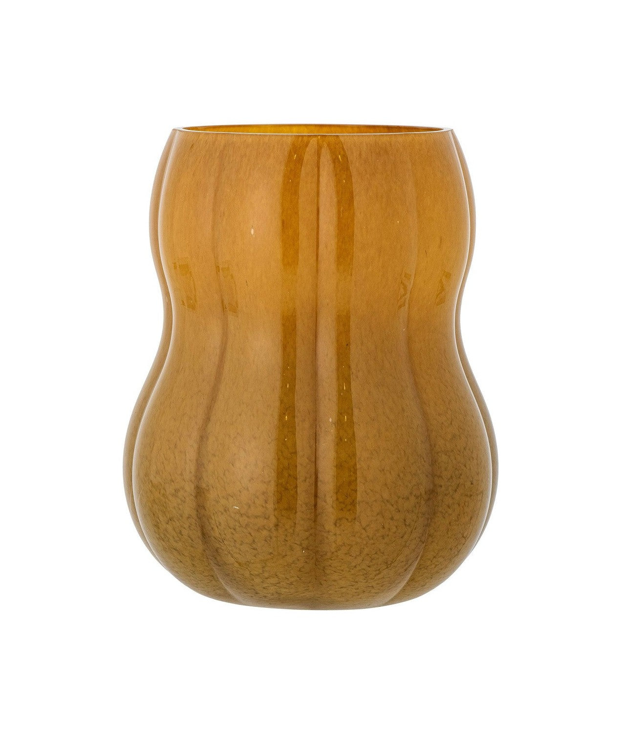 Creative Collection Pumpkin Vase, Brown, Glass