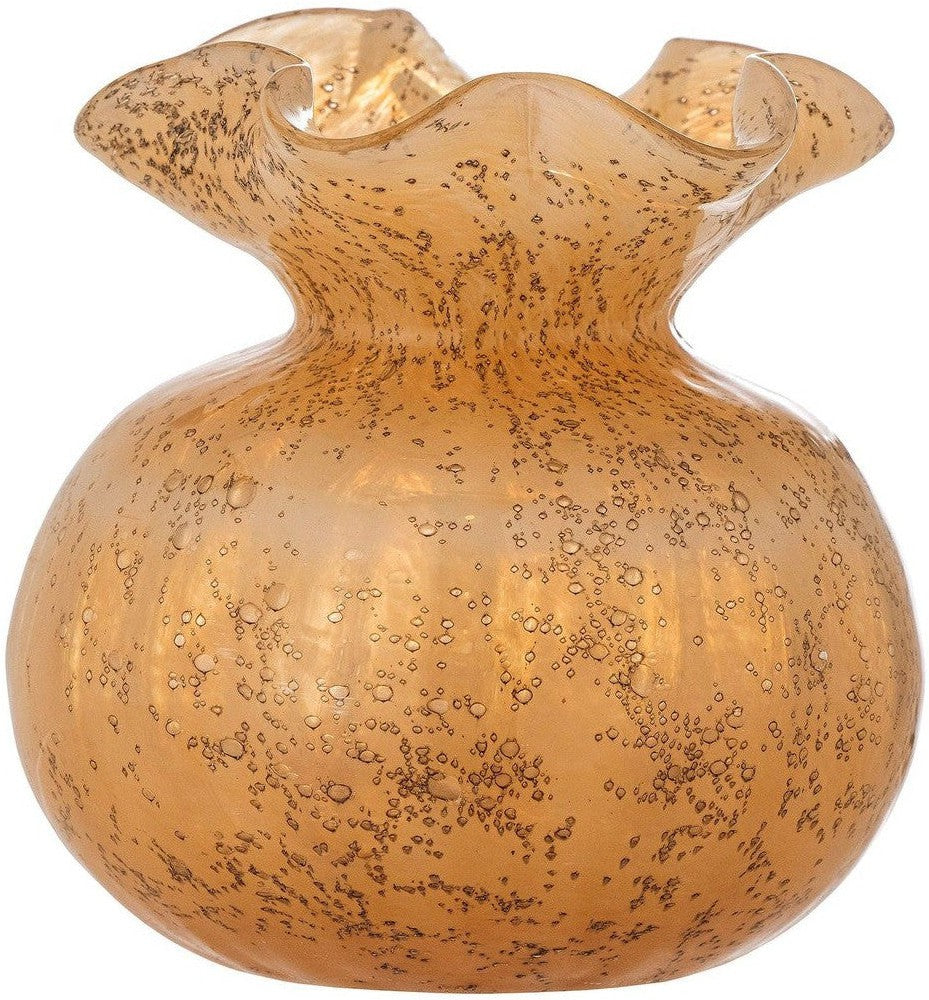 [product_category]-Creative Collection Thebe Vase, Orange, Glass-Creative Collection-5711173322169-82060649-BLO-1