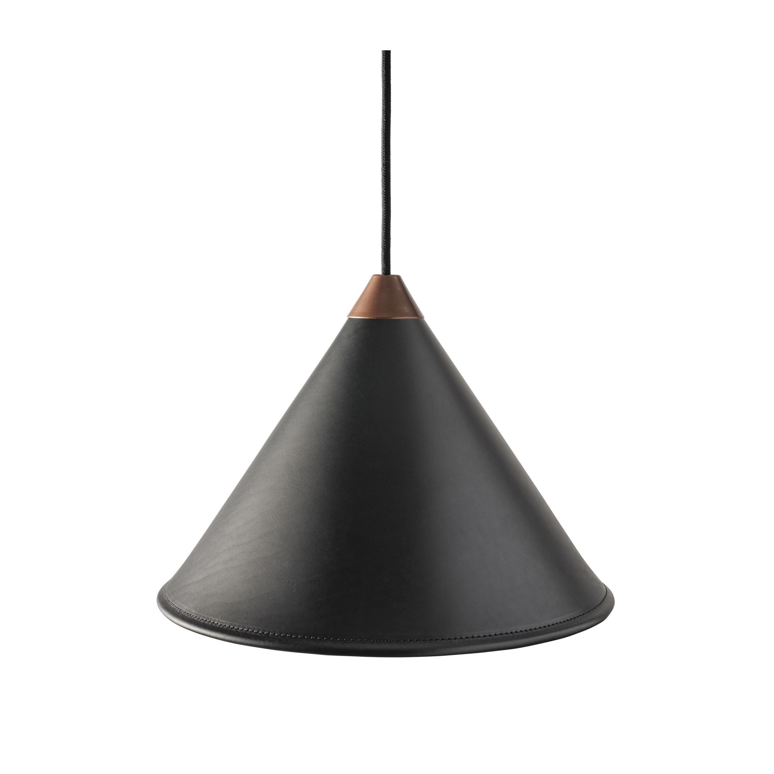 [product_category]-Cuero Namibia Pendant ø 25 Cm, Black/Copper With Black Cable-Cuero-7340172636618-1500133-CUE-1