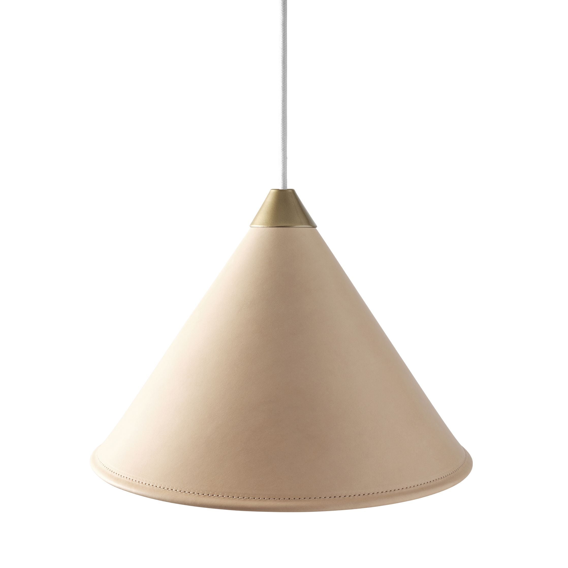 [product_category]-Cuero Namibia Pendant ø 35 Cm, Crude Nature/Brass With White Cable-Cuero-7340172635826-1510530-CUE-1