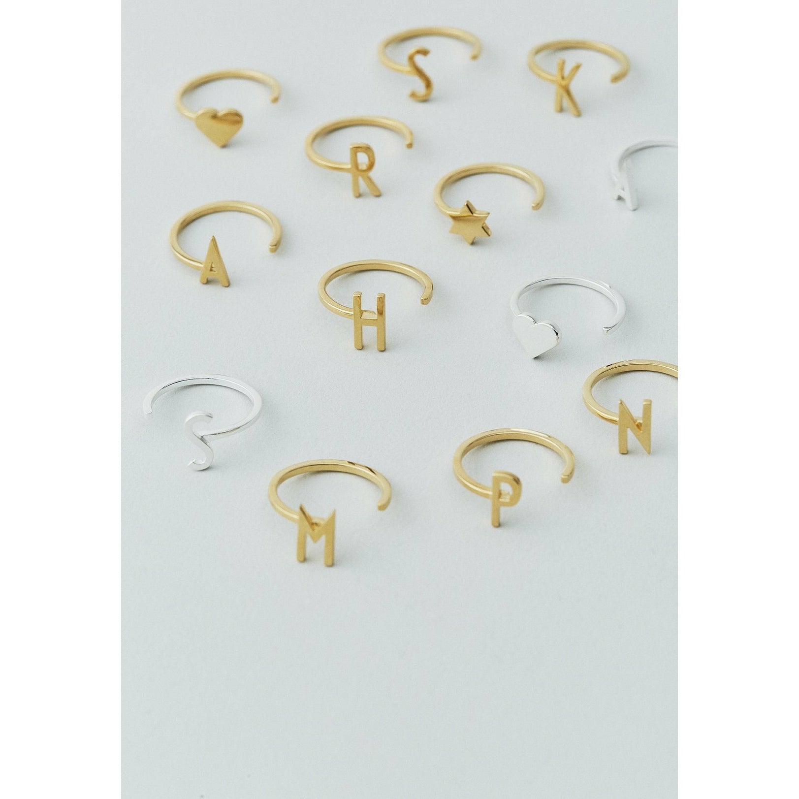 [product_category]-Design Letters Letter Ring A Z, 18k Gold Plated, K-Design Letters-5710498172251-90601000K-DES-4